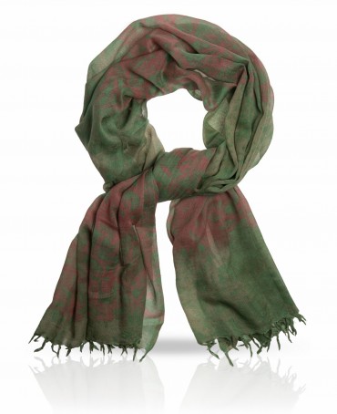 Палантин Женский W-BAMBOO/TURQU